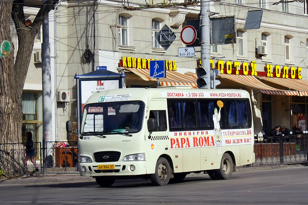 Ростовская область, Hyundai County SWB C08 (РЗГА) № 00742