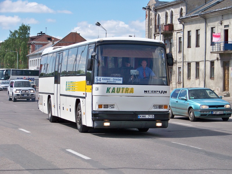 Lithuania, Neoplan N316Ü Transliner # 136