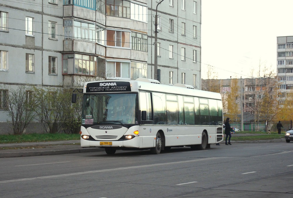 Вологодская область, Scania OmniLink I (Скания-Питер) № АА 999 35