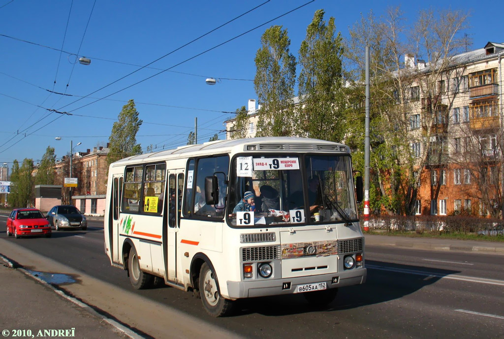 Нижегородская область, ПАЗ-32054 № В 605 АА 152