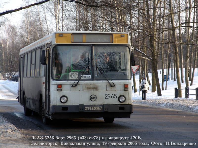 Санкт-Петербург, ЛиАЗ-5256.00-11 № 2965