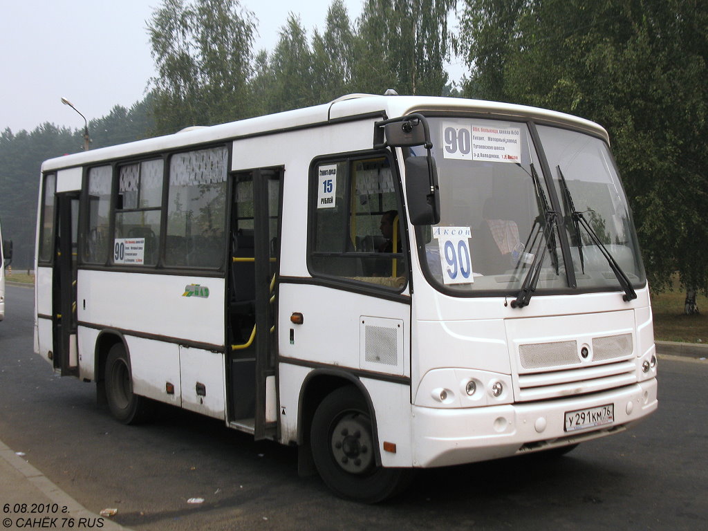 Ярославская область, ПАЗ-320402-03 № У 291 КМ 76