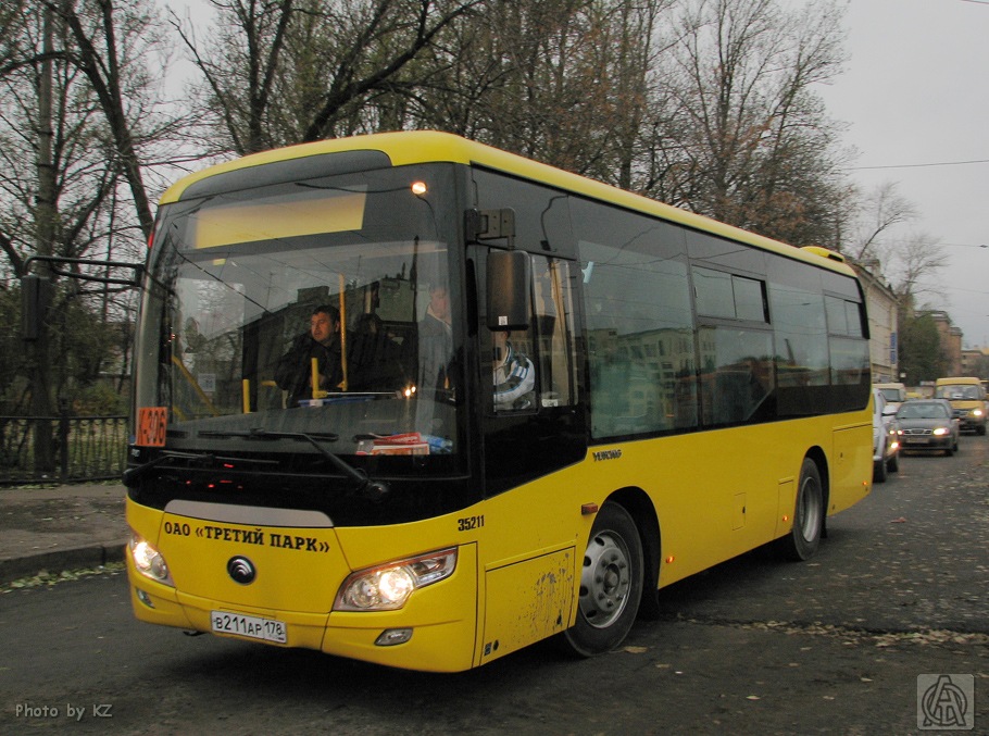 Санкт-Петербург, Yutong ZK6852HG № В 211 АР 178