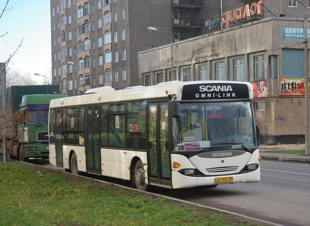 Вологодская область, Scania OmniLink I (Скания-Питер) № АВ 909 35