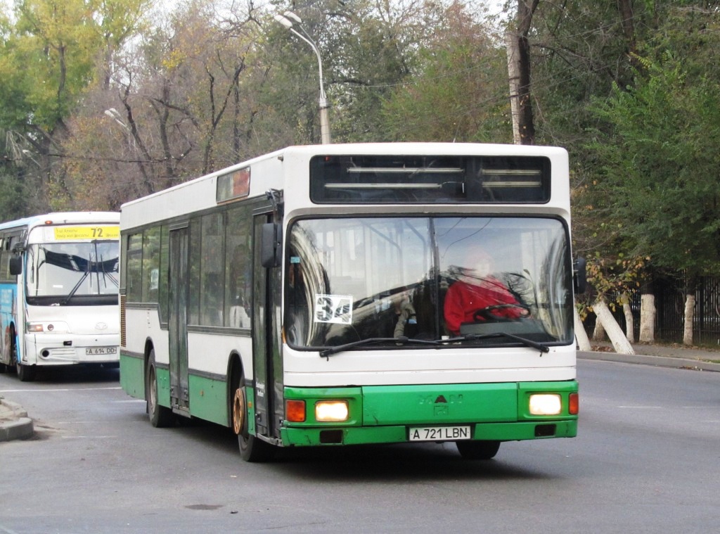 Алматы, MAN A10 NL202 № A 721 LBN