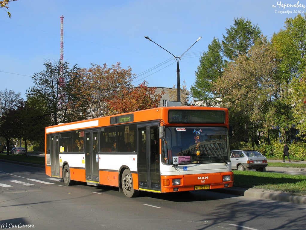 Vologda region, MAN 895 NL202 # АЕ 971 35