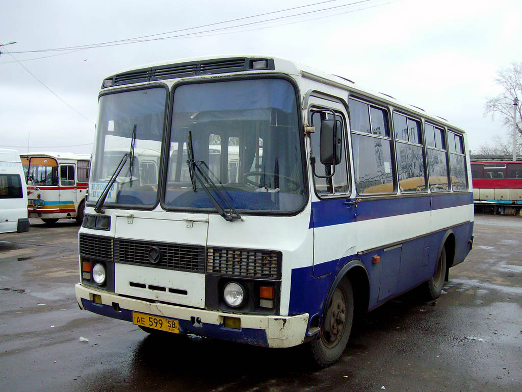 Пензенская область, ПАЗ-3205-110 № АЕ 599 58