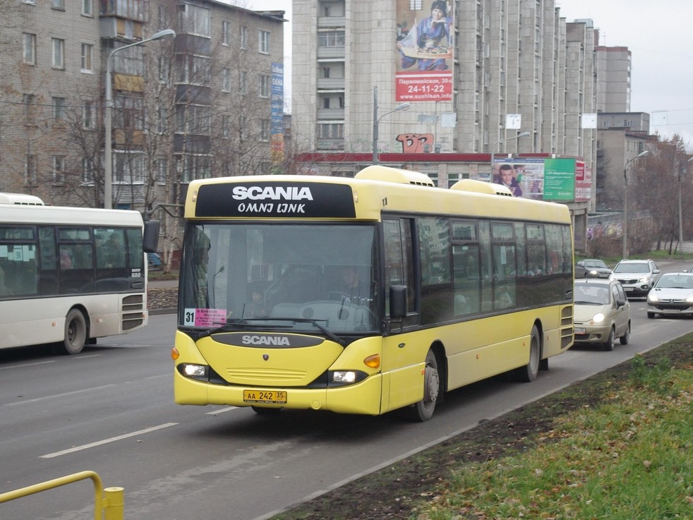 Вологодская область, Scania OmniLink I (Скания-Питер) № АА 242 35