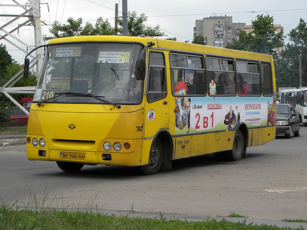 Одесская область, Богдан А09201 (ЛуАЗ) № BH 1460 AA