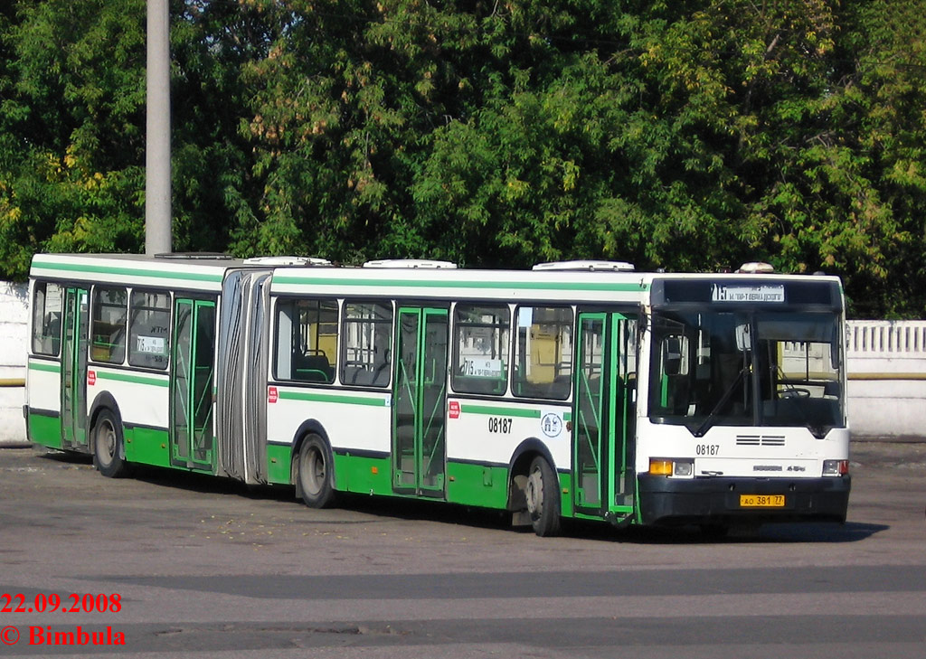 Москва, Ikarus 435.17 № 08187