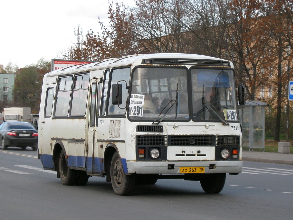 Санкт-Петербург, ПАЗ-32053 № 7512