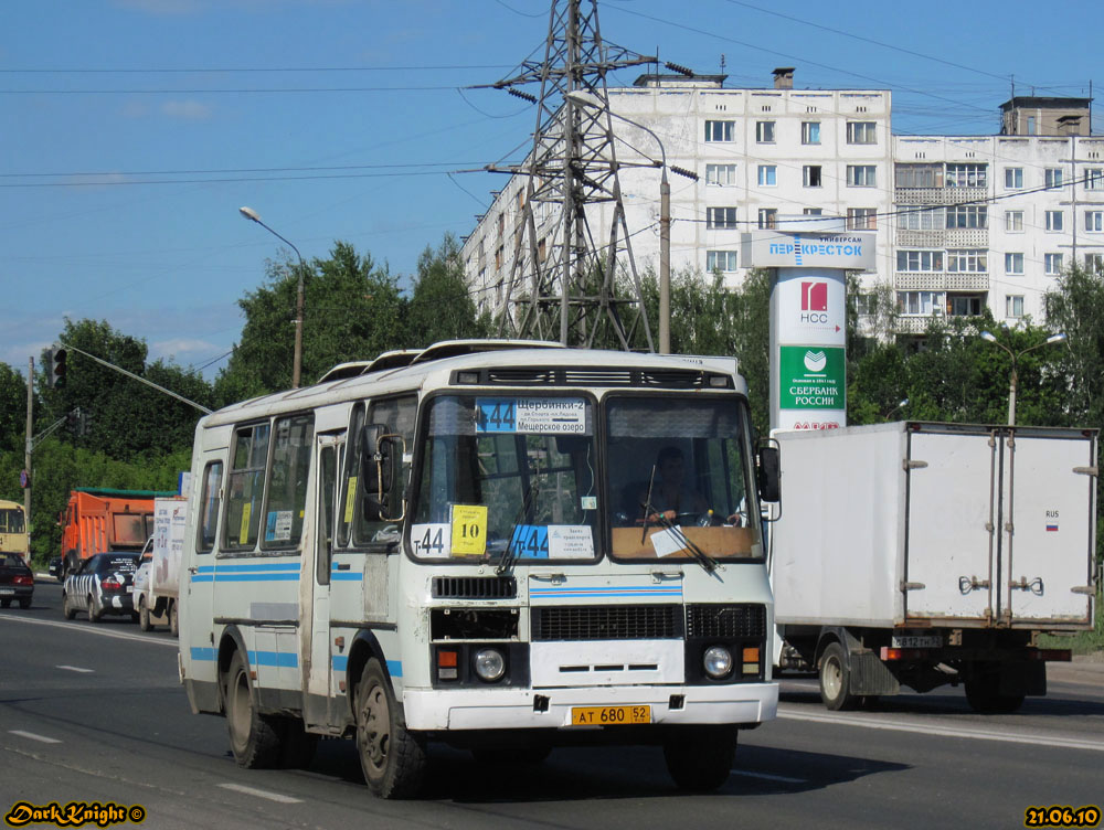 Нижегородская область, ПАЗ-32053 № АТ 680 52