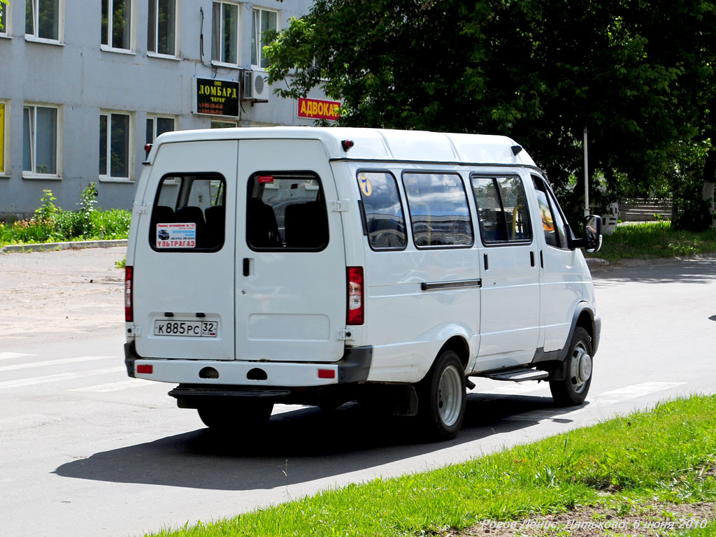 Bryansk region, GAZ-322132 (XTH, X96) № К 885 РС 32