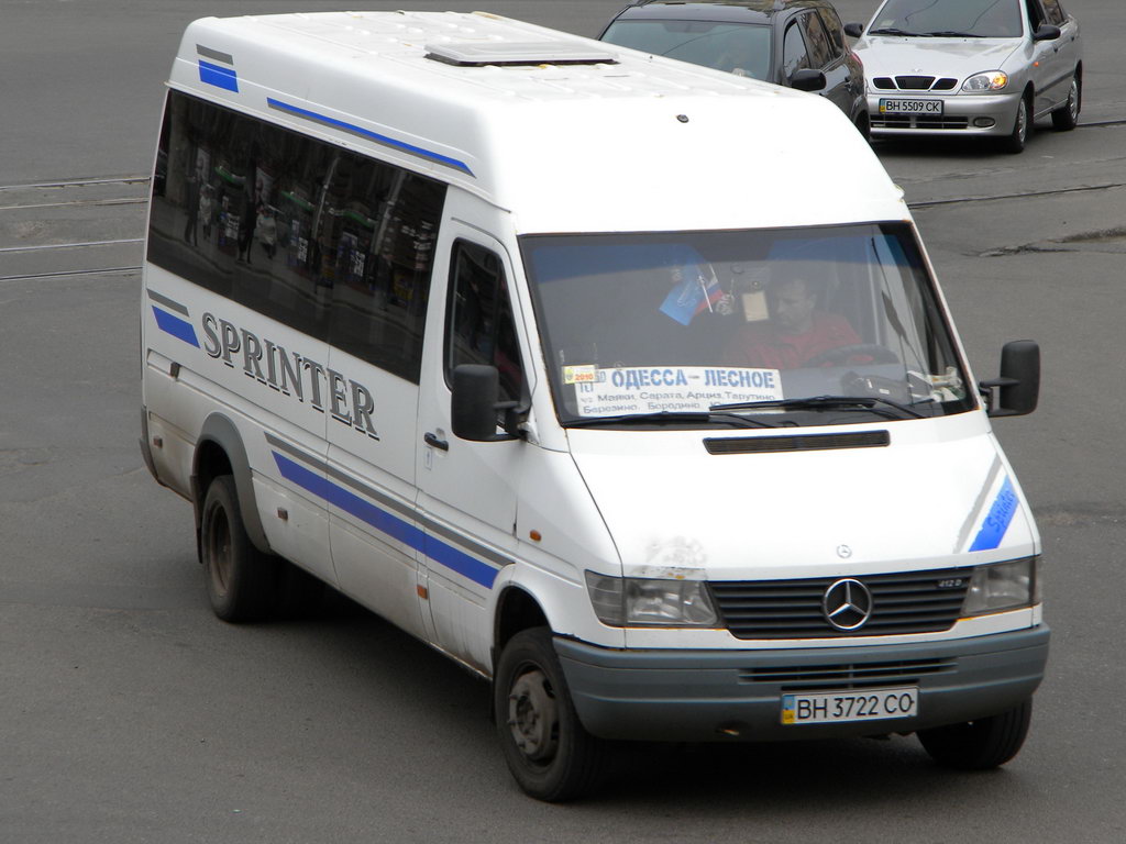 Одесская область, Mercedes-Benz Sprinter W904 412D № BH 3722 CO