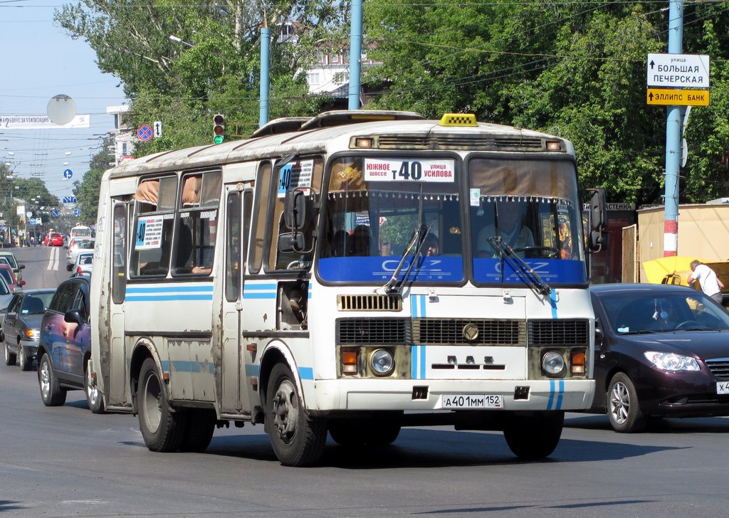 Nizhegorodskaya region, PAZ-32054 # А 401 ММ 152