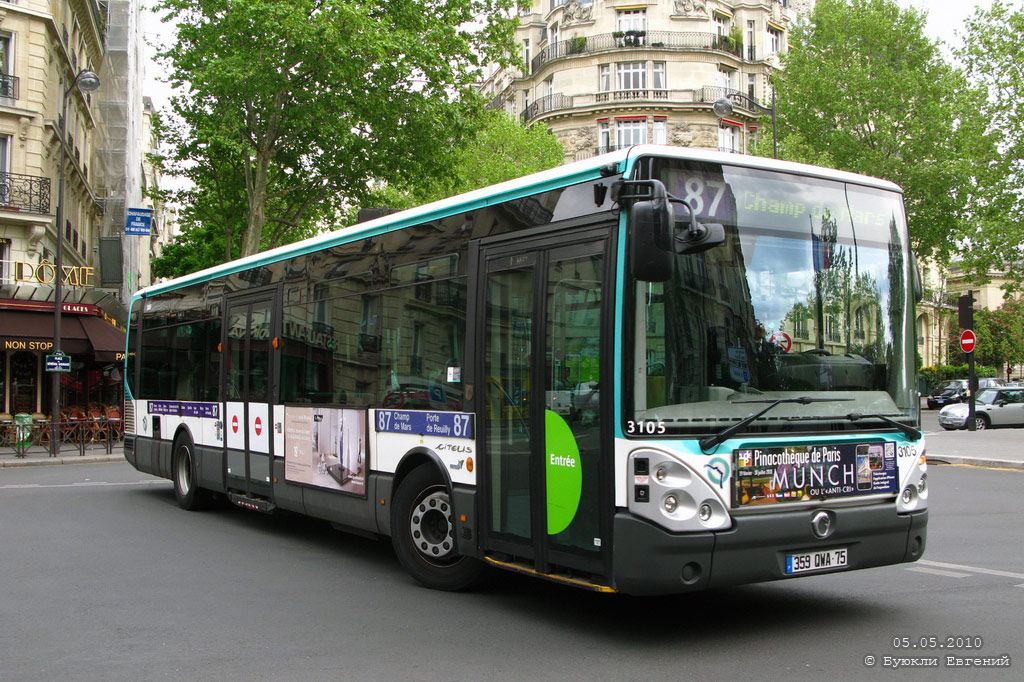 Франция, Irisbus Citelis 12M Line № 3105