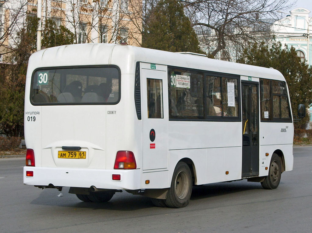 Ростовская область, Hyundai County LWB (ТагАЗ) № 019