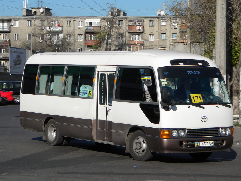 Одесская область, Toyota Coaster III HZB50 № BH 4871 AP