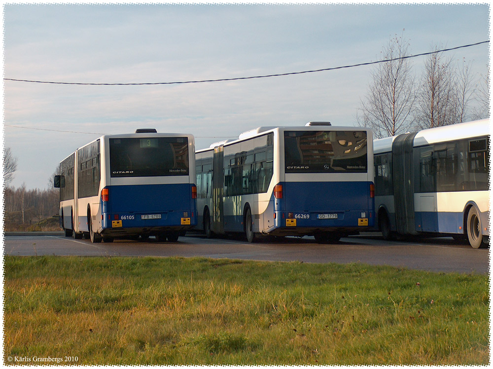 Латвия, Mercedes-Benz O530G Citaro G № 66105