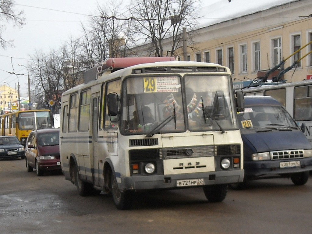 Брянская область, ПАЗ-3205-110 № В 721 МР 32