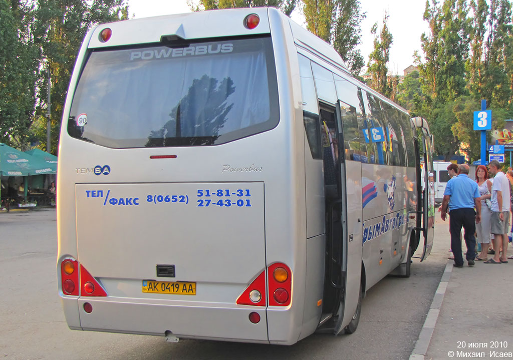 Республика Крым, TEMSA Powerbus № AK 0419 AA