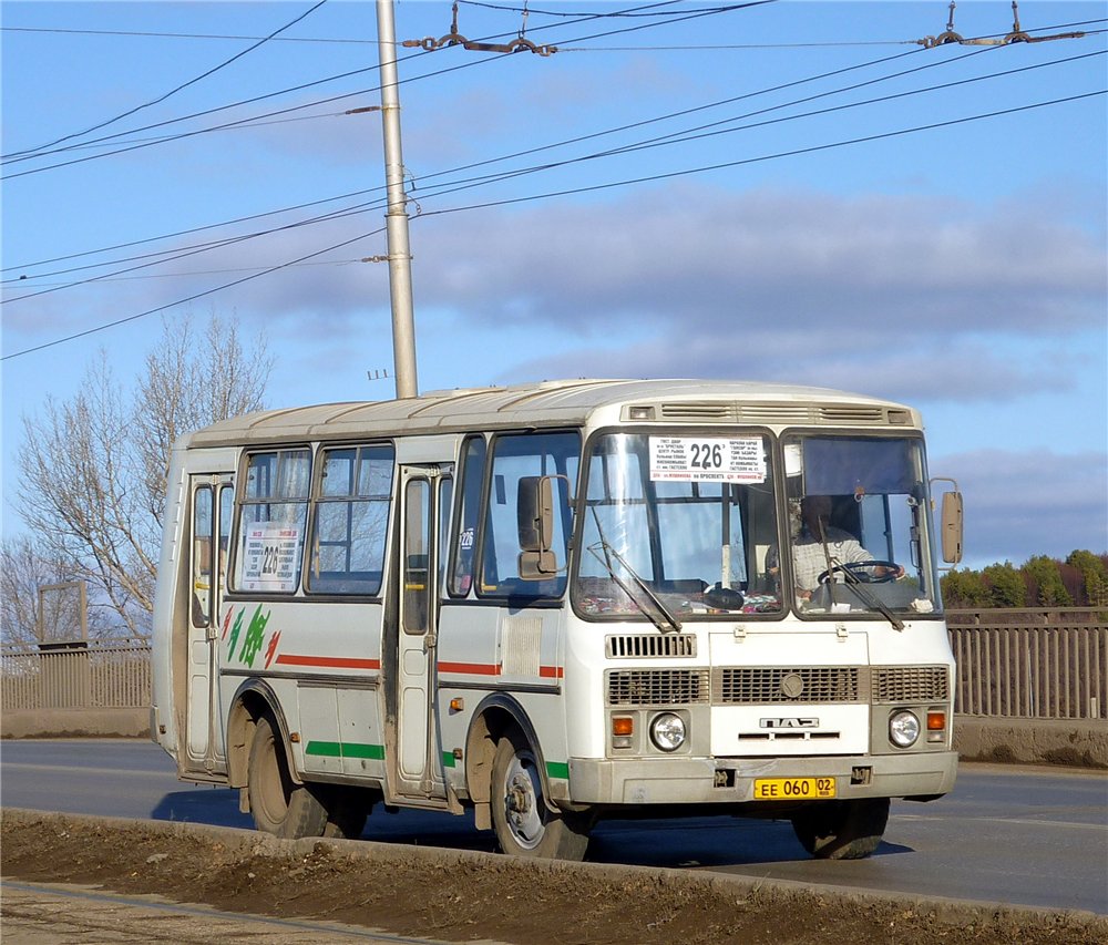 Башкортостан, ПАЗ-32054 № ЕЕ 060 02