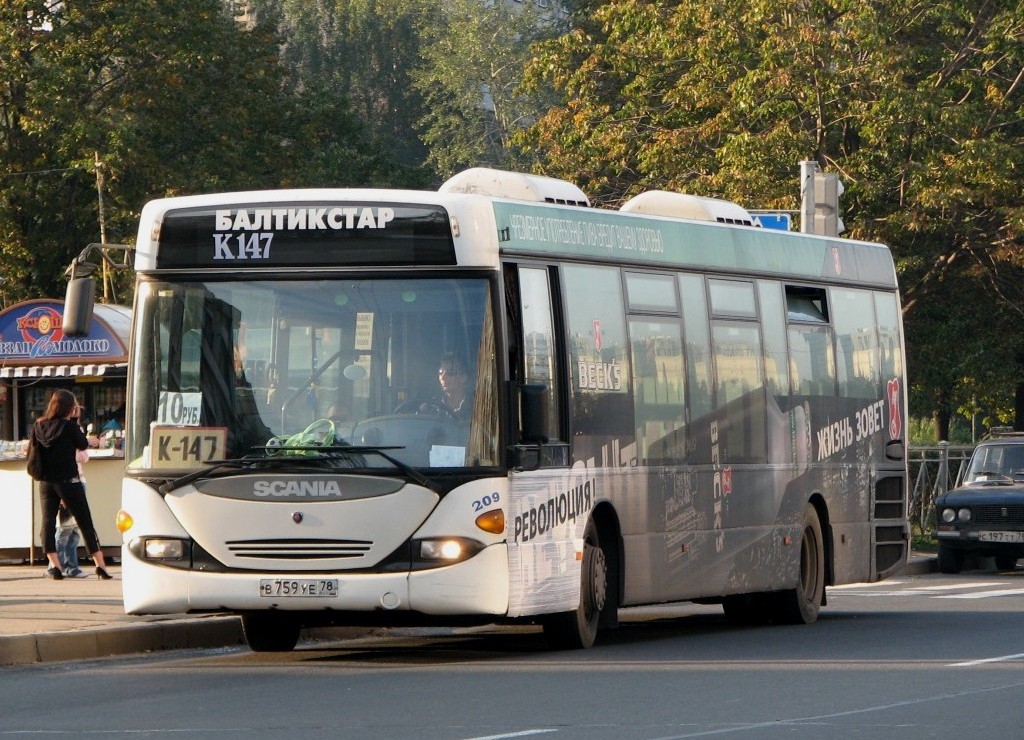 Санкт-Петербург, Scania OmniLink I (Скания-Питер) № 209