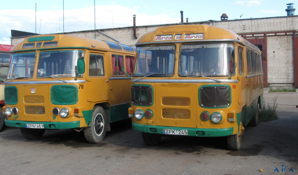 Litva, PAZ-672M č. 78; Litva, PAZ-672M č. 59