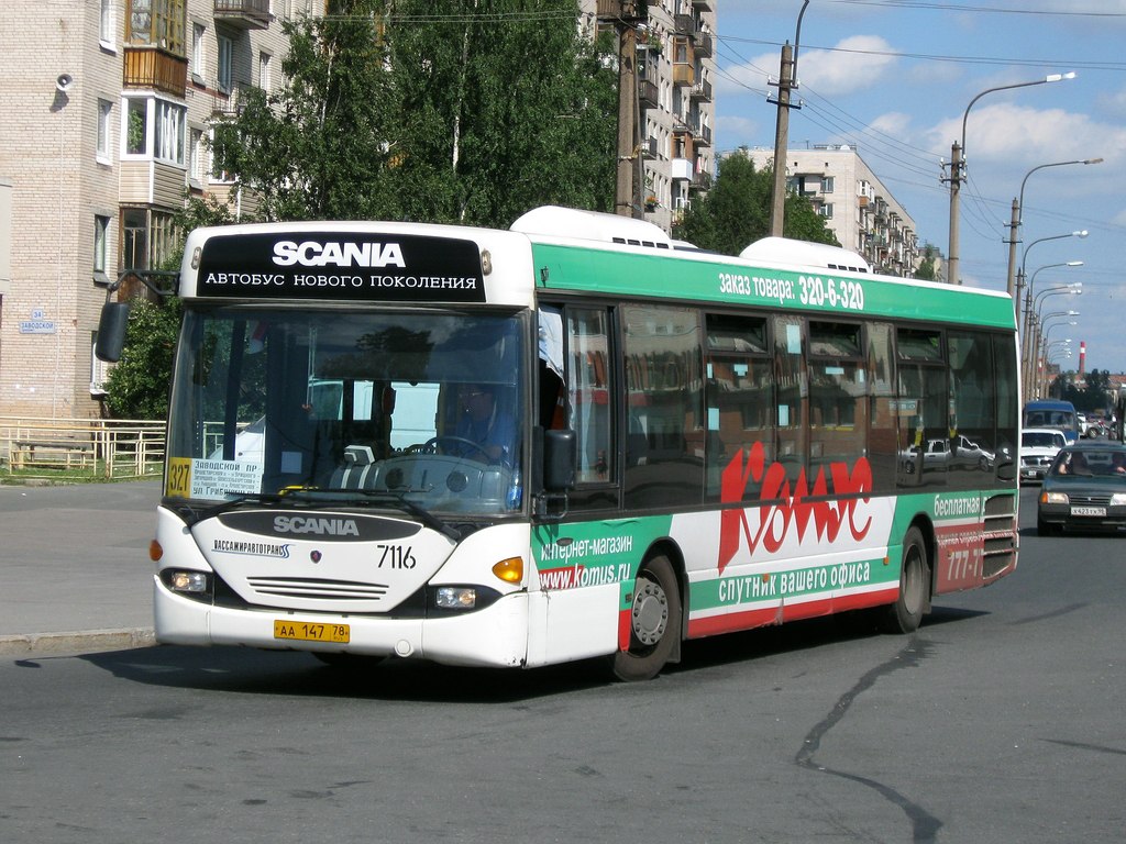 Санкт-Петербург, Scania OmniLink I (Скания-Питер) № 7116