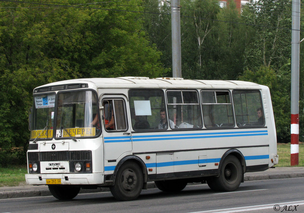 Нижегородская область, ПАЗ-32054 № АМ 393 52