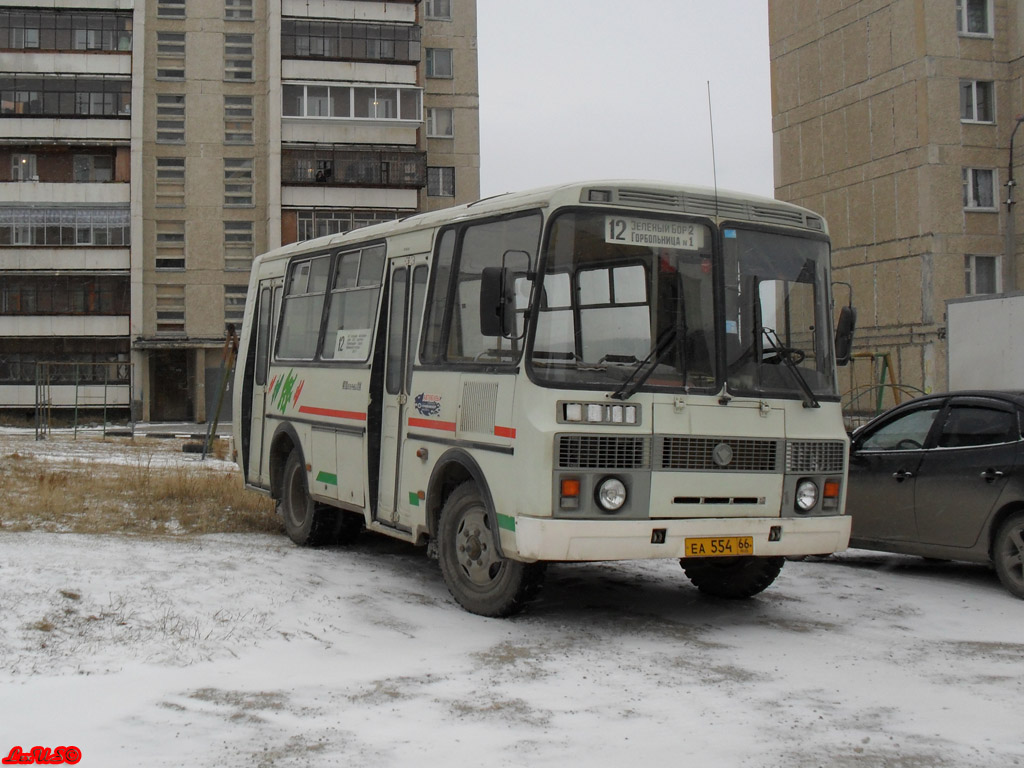 Свердловская область, ПАЗ-32054 № ЕА 554 66