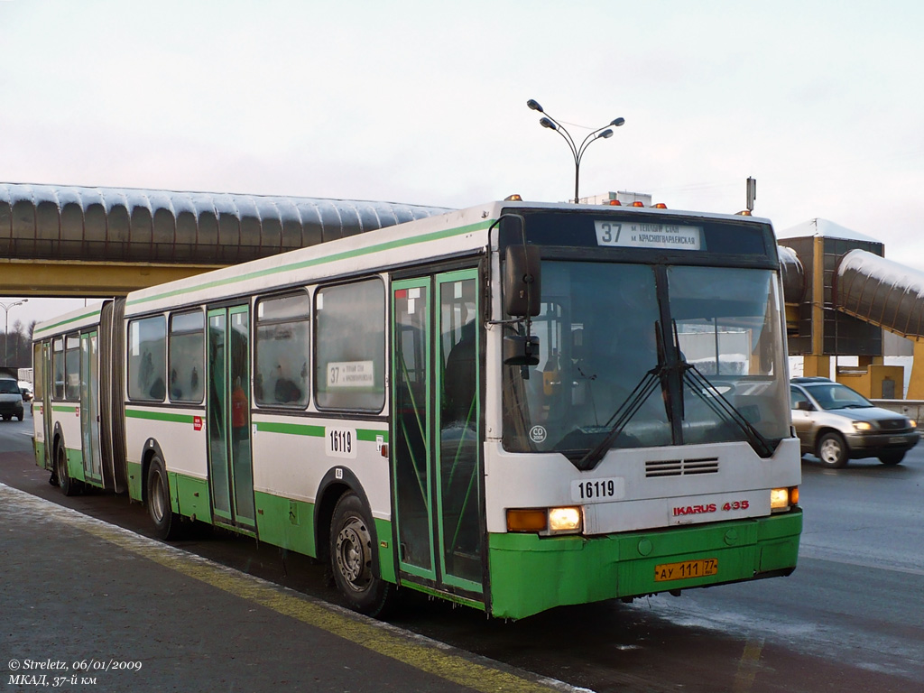 Москва, Ikarus 435.17 № 16119