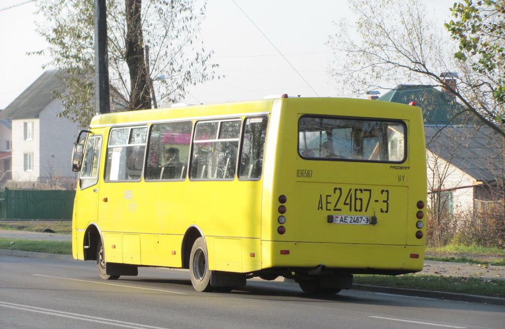 Гомельская область, ГАРЗ А092 "Радимич" № 036587