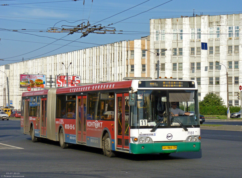 Санкт-Петербург, ЛиАЗ-6213.20 № 7181