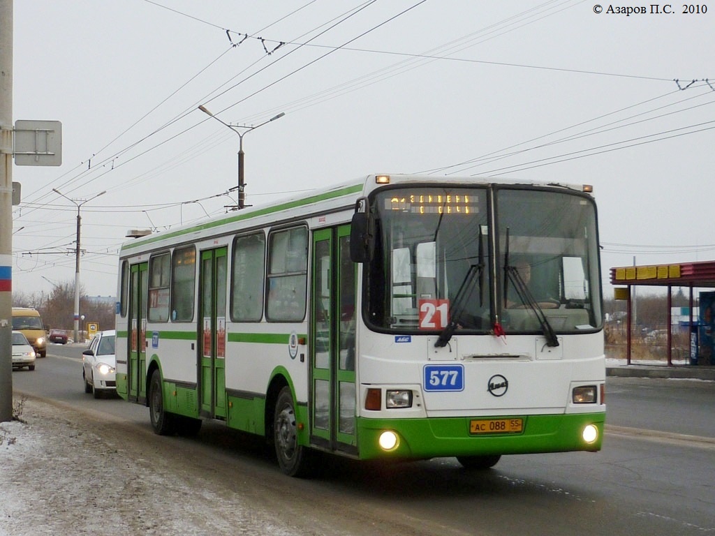 Omsk region, LiAZ-5256.45 Nr. 577