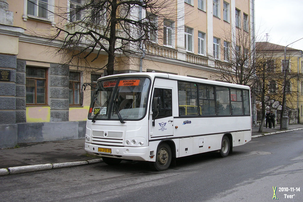 Тверская область, ПАЗ-320402-03 № АН 213 69