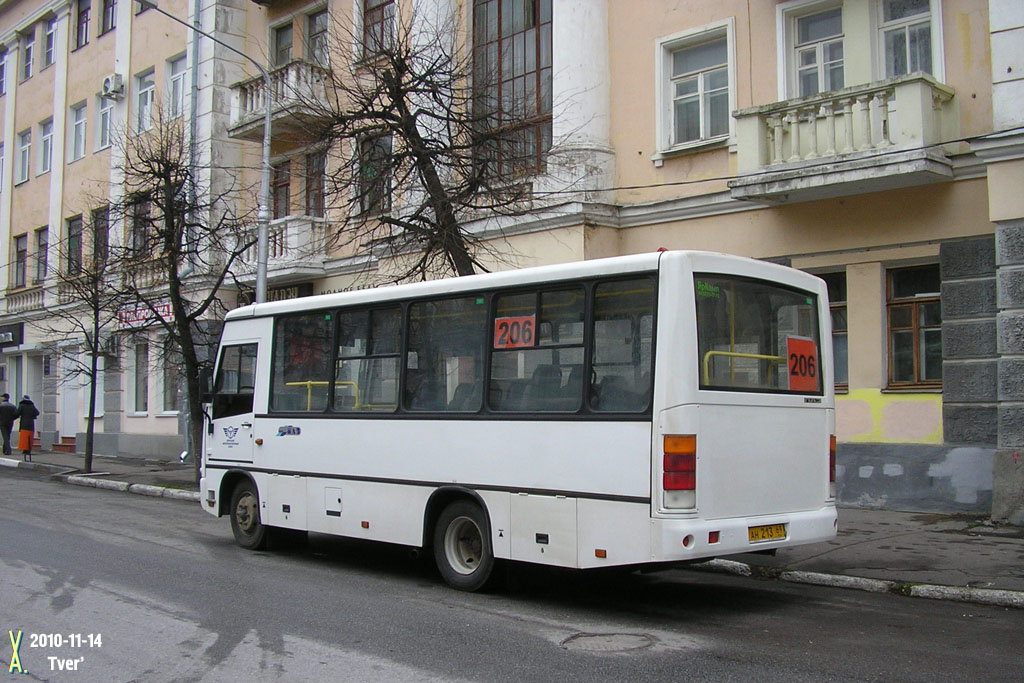 Тверская область, ПАЗ-320402-03 № АН 213 69