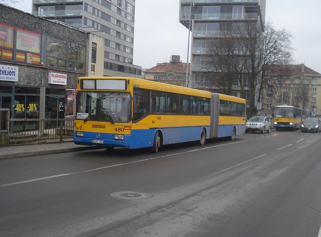 Литва, Mercedes-Benz O405G № 480