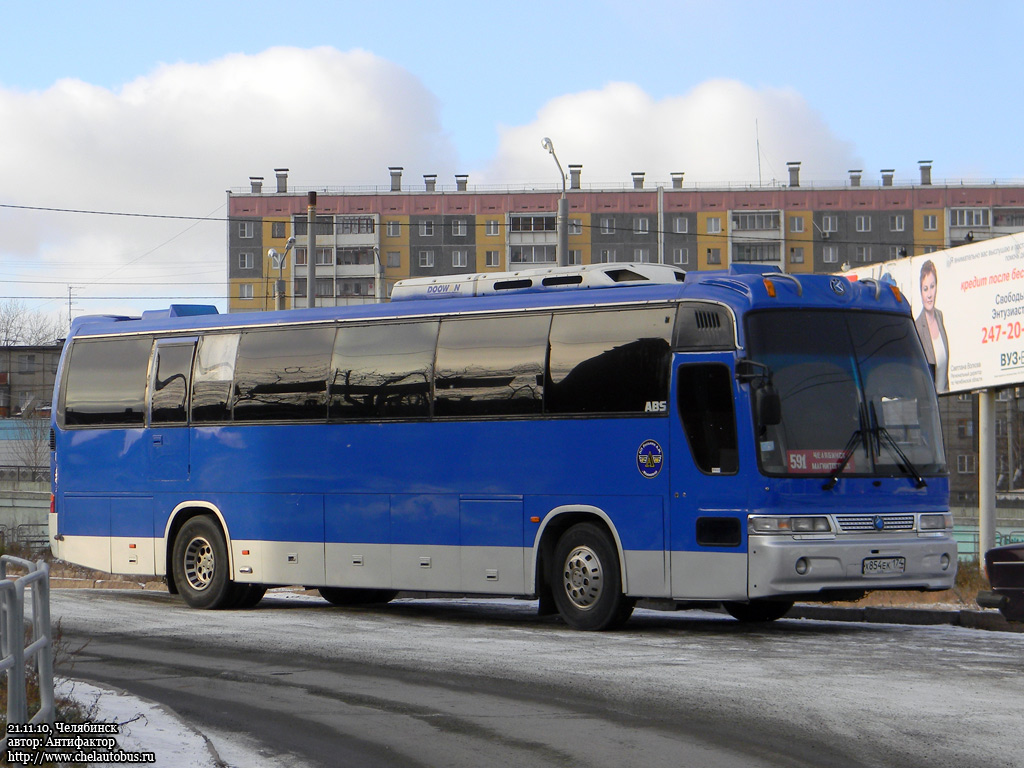 Челябинская область, Kia KM949 Granbird № Х 854 ЕК 174