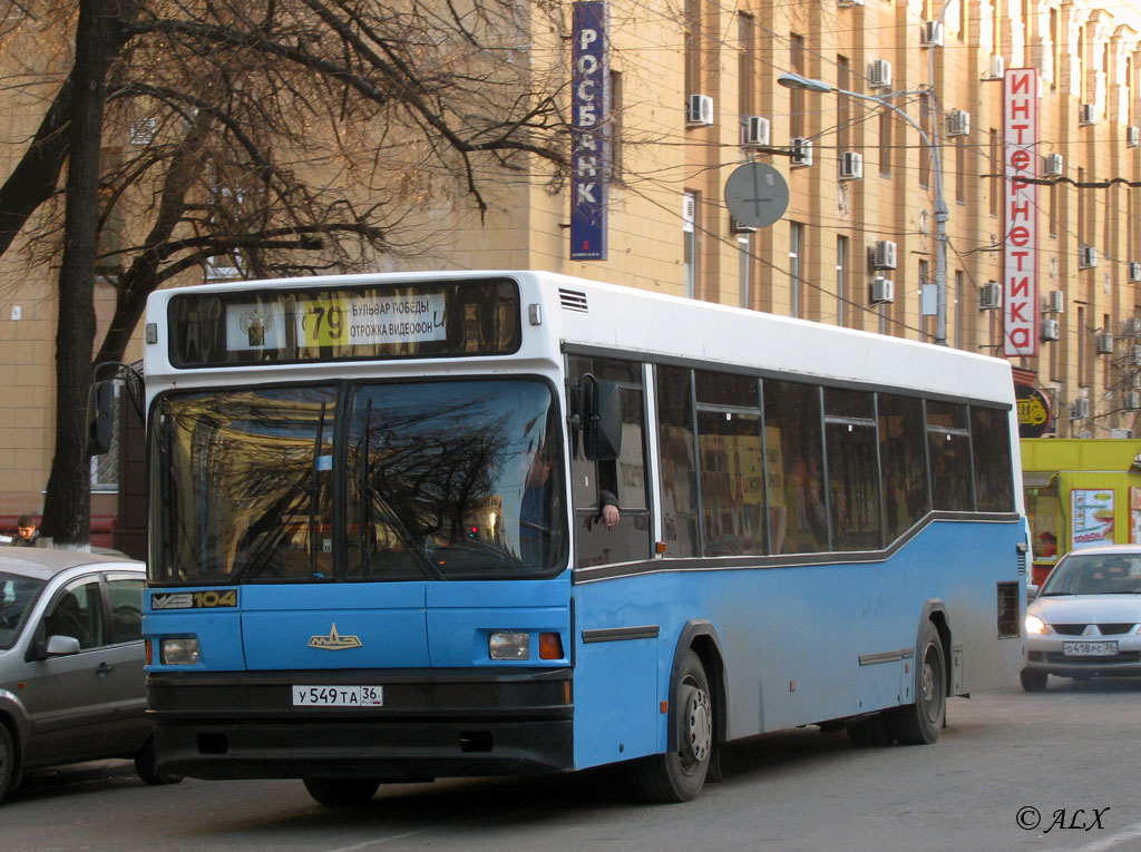 Воронежская область, МАЗ-104.031 № У 549 ТА 36