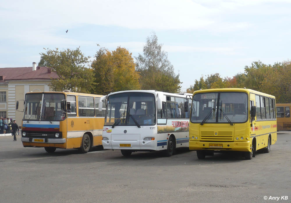 Csuvasföld, PAZ-320402-03 sz.: АО 485 21; Mariföld — Bus stations & illegal bus stops