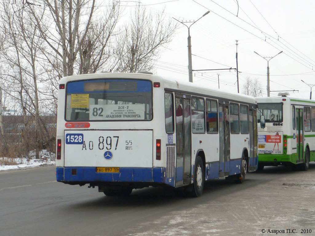 Омская область, Mercedes-Benz O345 № 1528
