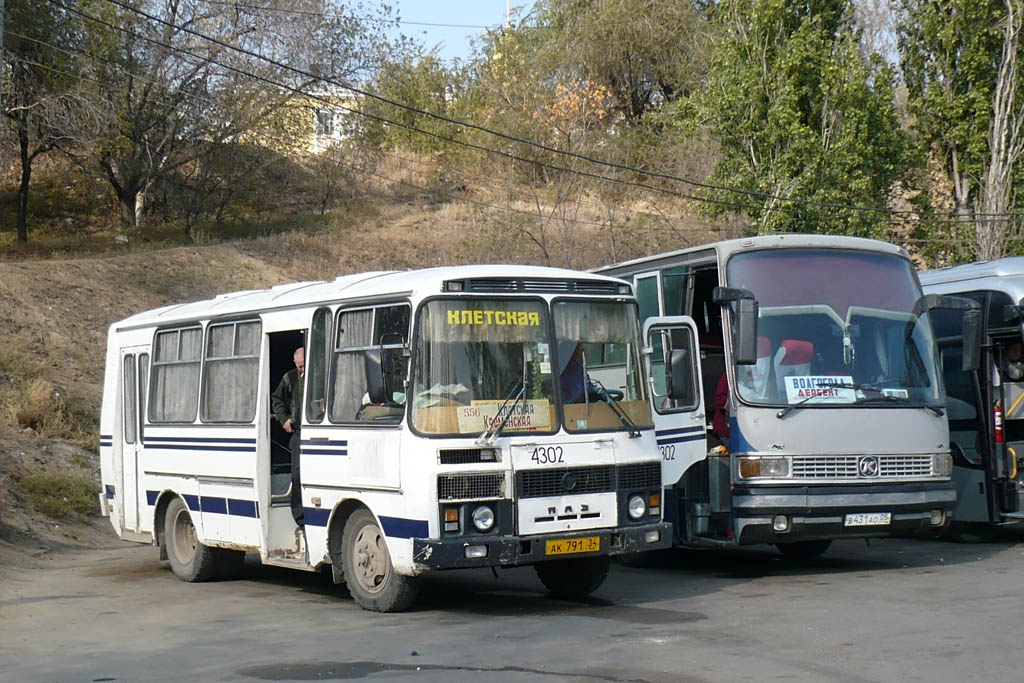 Волгоградская область, ПАЗ-32051-110 № 4302