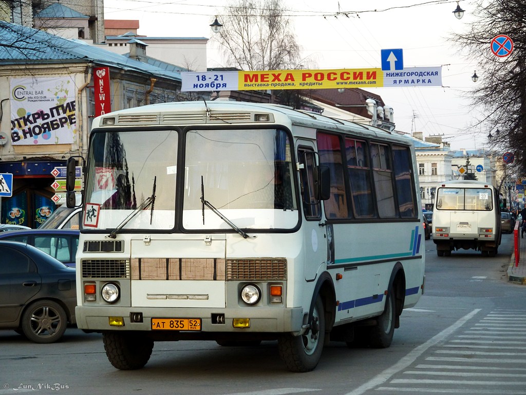 Нижегородская область, ПАЗ-32053-50 № АТ 835 52