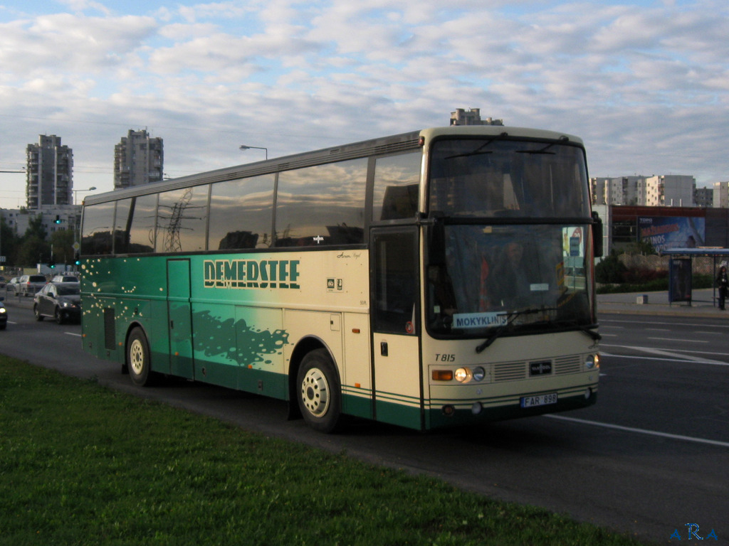 Lithuania, Van Hool T815 Acron # FAR 898