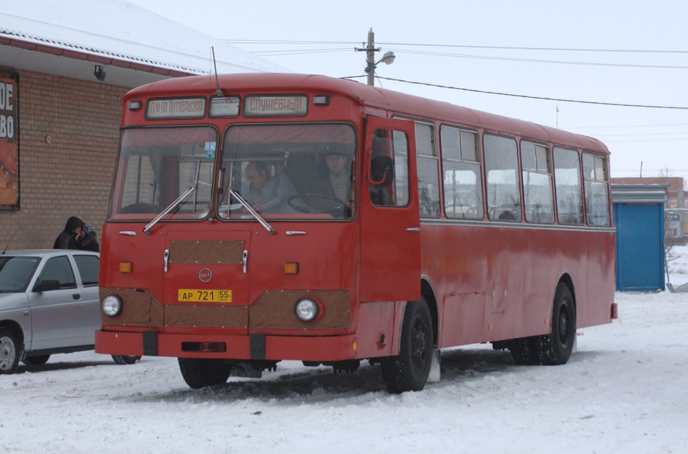 Омская область, ЛиАЗ-677М № АР 721 55