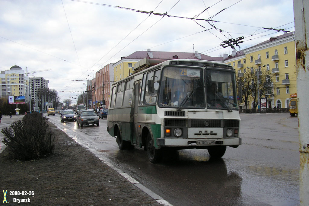 Брянская область, ПАЗ-3205-110 № А 151 ТС 32