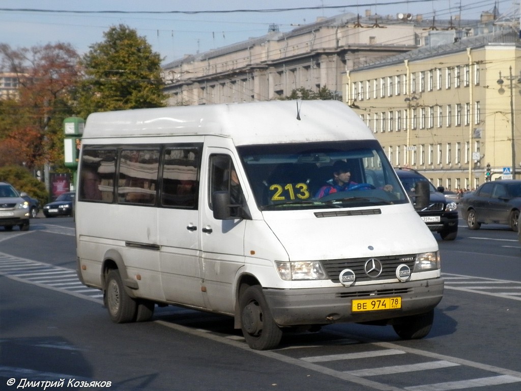 Санкт-Петербург, Mercedes-Benz Sprinter W904 408D № ВЕ 974 78