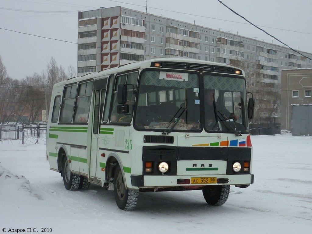 Omsk region, PAZ-32053 # 235