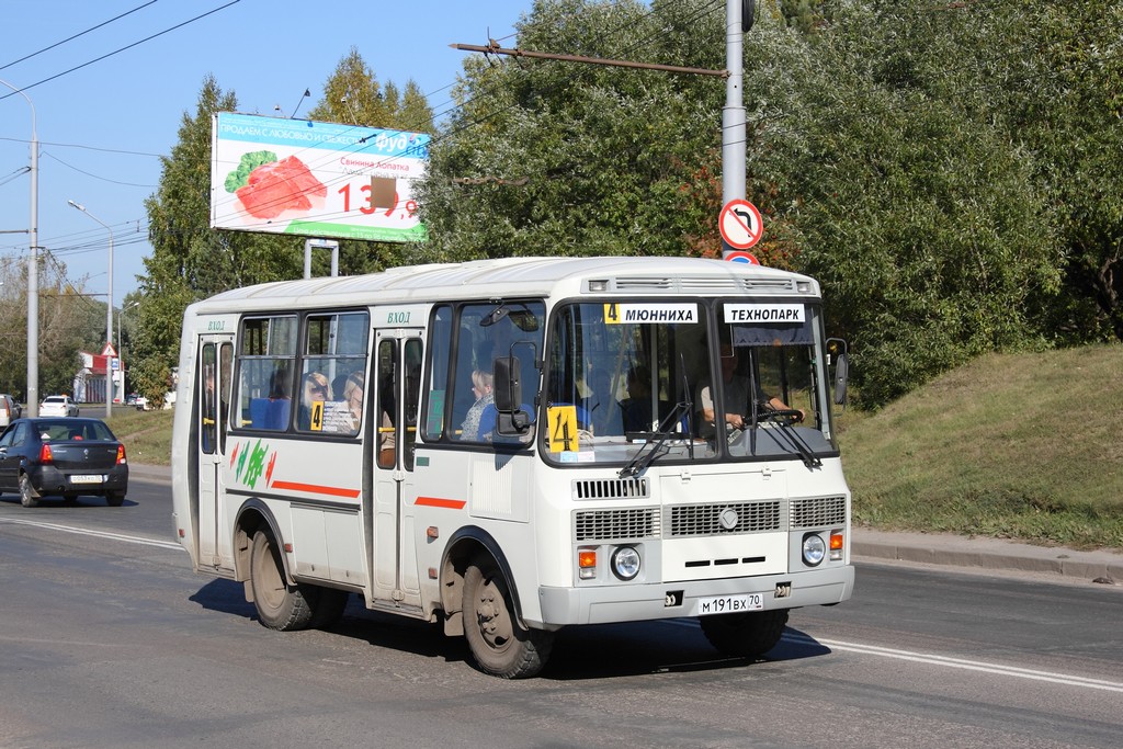 Томская область, ПАЗ-32054 № М 191 ВХ 70